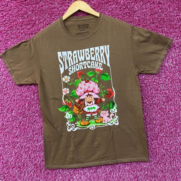 Strawberry’s Shortcake Women's Cute Mineral Wash Tshirt size Medium - Picture 3 of 4